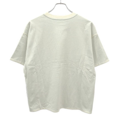 Bottega Veneta 2-Tone Crew Neck T-Shirt 702429 V16e0 White Blue S