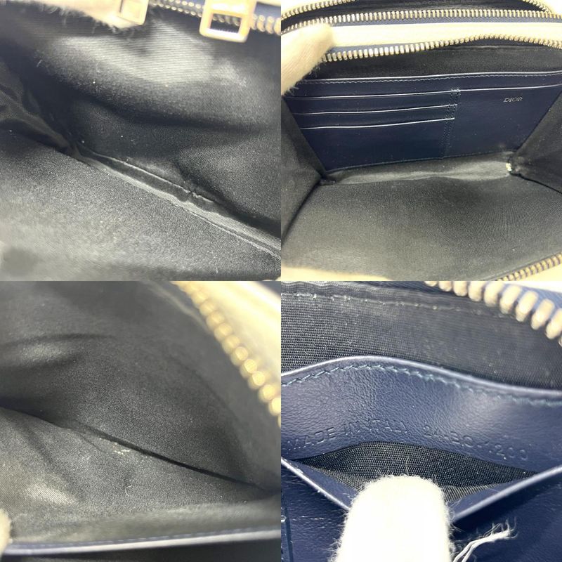 DIOR Shoulder Bag Dior X Stussy Collaboration Leather White