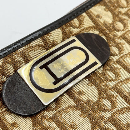 Christian Dior Christian Dior Handbag Shoulder Bag Logo Pattern Beige