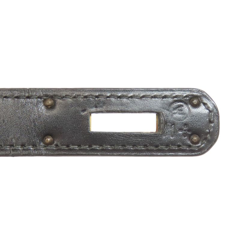 Hermes Kelly 32 Outer Stitch Gold Hardware Handbag Box Calf Women