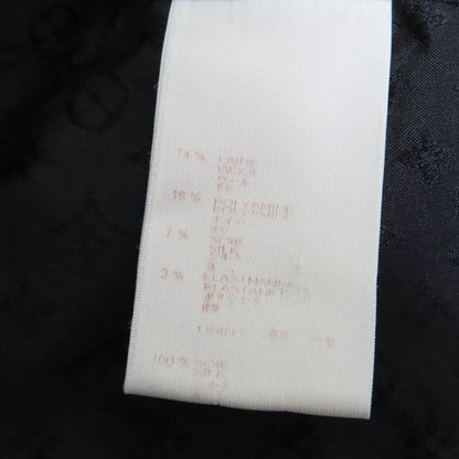 Louis Vuitton 09SS Wool Silk Blend Lined Monogram Mini Ruffle Design Jacket