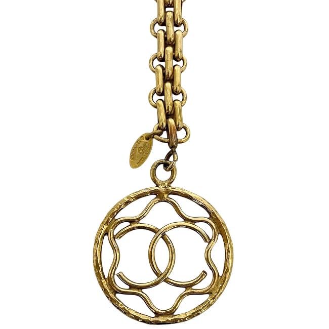 Chanel Key Holder Gold Coco Mark Excellent Condition GP Preowned Chanel