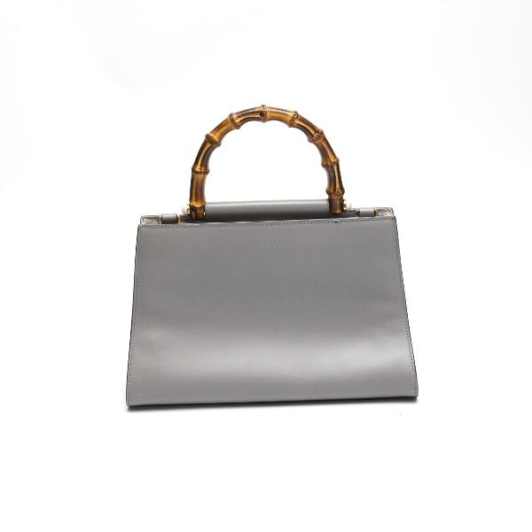 Gucci 459076 Handbag Bamboo Handbag Gucci Gray