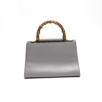 Gucci 459076 Handbag Bamboo Handbag Gucci Gray