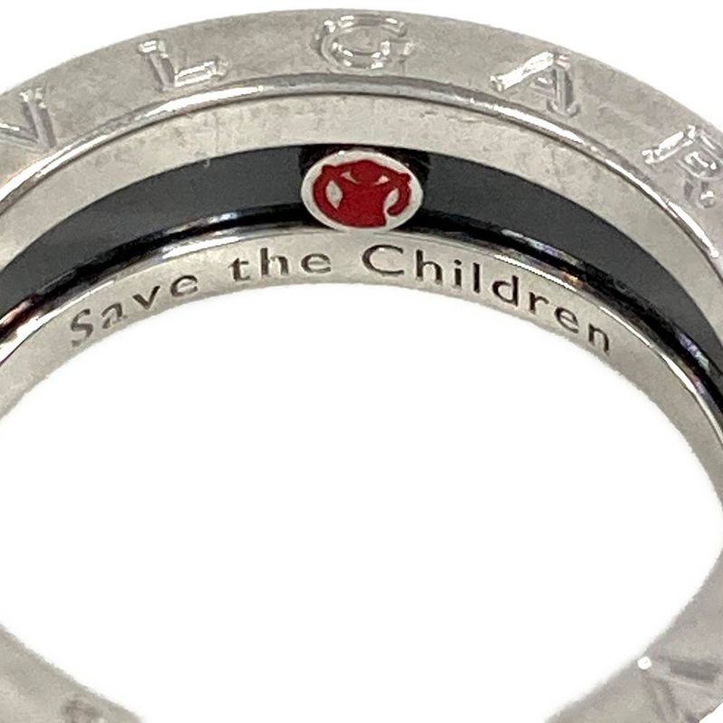 Bulgari Bvlgari Bee Zero One Save The Children Ring #54 Sv925 63g Silver Men's