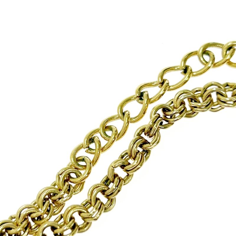 Christian Dior GP Rhinestone CD Logo Necklace Women 372433 Necklace