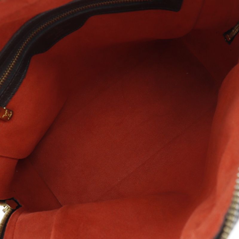 Louis Vuitton Triana N51155 Damier Canvas Brown Vi0958 Ladies Handbag