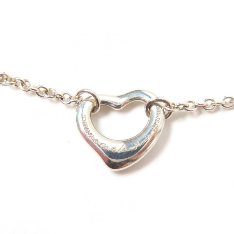 Tiffany & Co Open Heart 5P Bracelet Accessory Sv925 Silver With