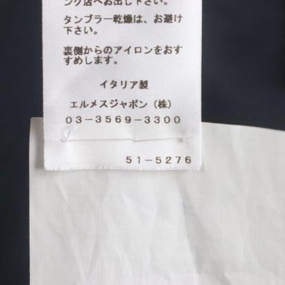 Hermes 100% Wool Checked Single Summer Jacket Ancon Tailored Jacket Gray 58