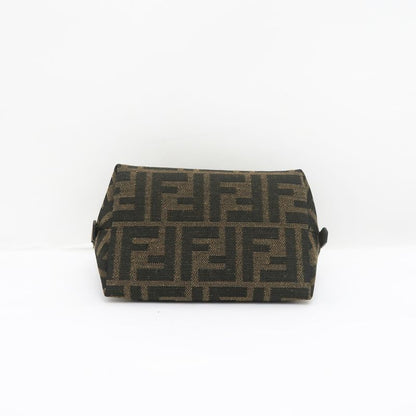Fendi Pouch Zucca Pattern 8n0208 Brown Men's Women's Accessories