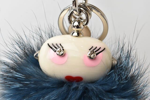 Prada Key Ring Key Holder Prada Key Trick Nancy Robot Trick Robot Blue Multi