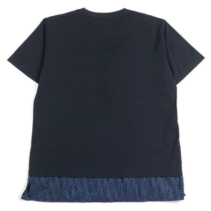 DIOR Homme 21SS 113j632a0677 Oblique Layered OVER TEE 100% Cotton Oblique