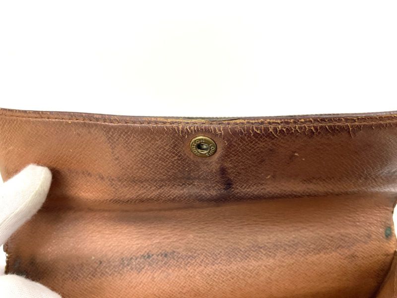 Louis Vuitton Monogram Pochette Portmonnais Cles Di Long Wallet M61725 Brown