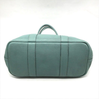 Hermes Garden Party PM Negonda Tote Purse Blue