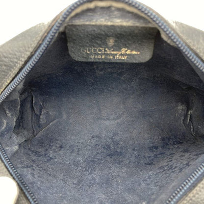 Gucci 27 004 998 Clutch Bag Second Bag Pouch GG Supreme Vintage Old Gucci Navy