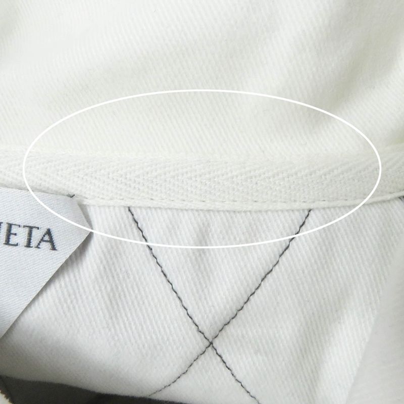 Bottega Veneta 2020 648838 Cotton Intrecciato V Design Stitching