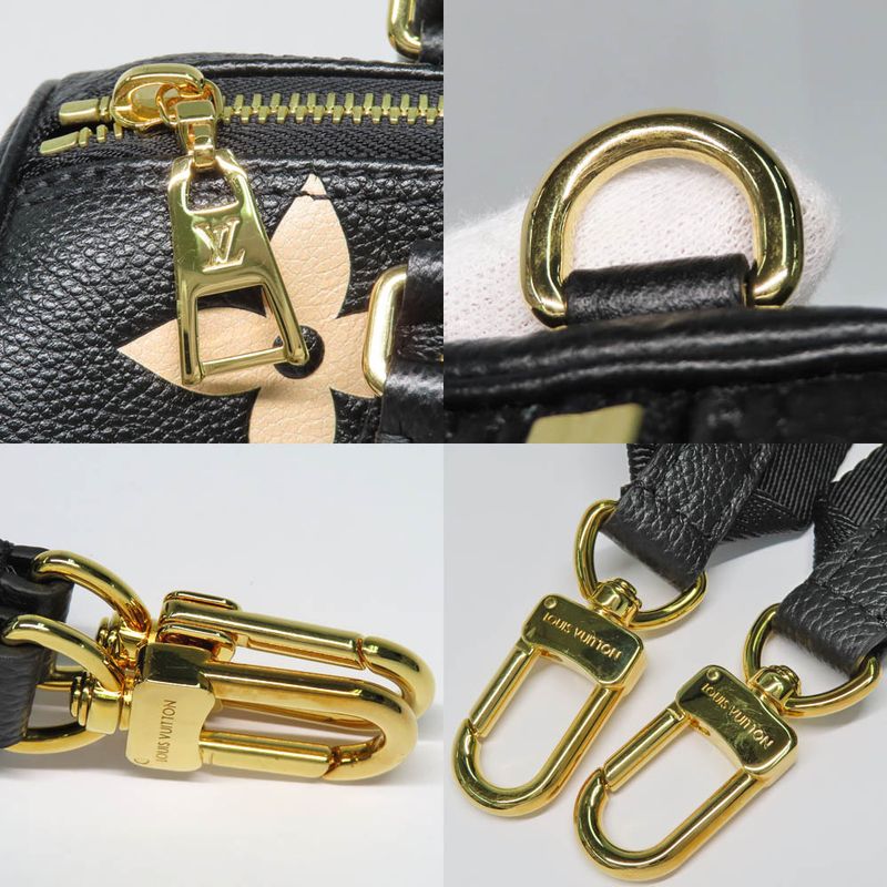 Louis Vuitton Papillon BB M45980 Monogram Empreinte 2WAY Handbag Black
