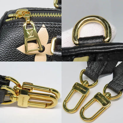 Louis Vuitton Papillon BB M45980 Monogram Empreinte 2WAY Handbag Black