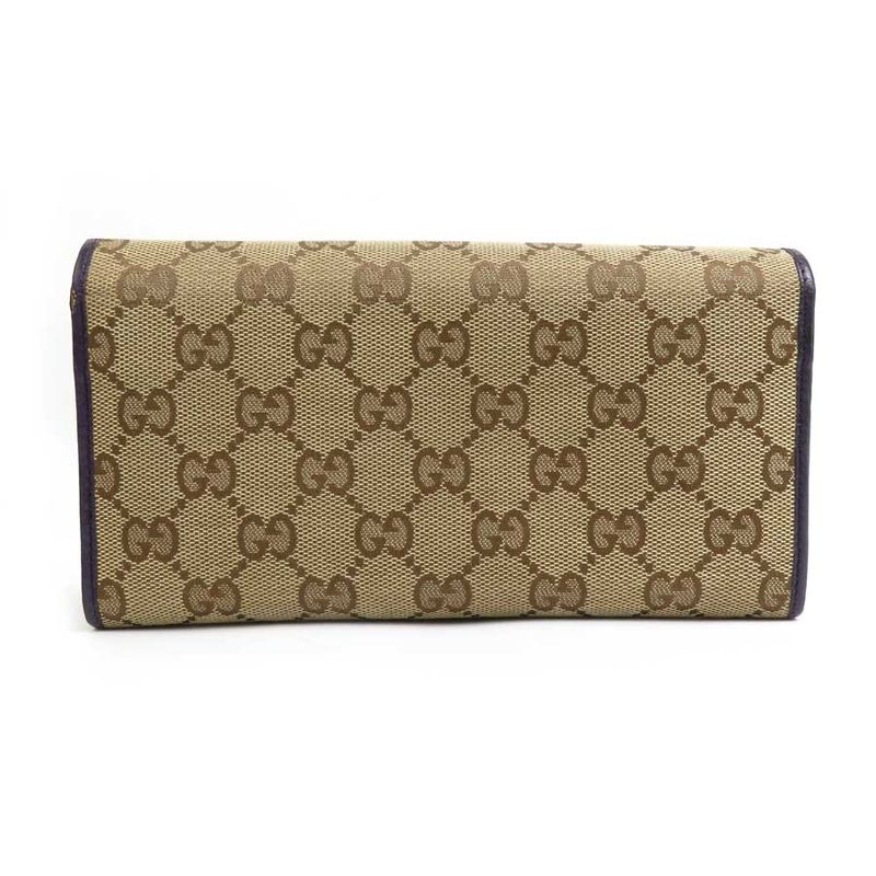 Gucci Long Wallet With Ribbon Heart 258405