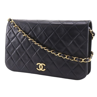 Chanel Chain Shoulder Matelasse Lambskin Women's Shoulder Bag