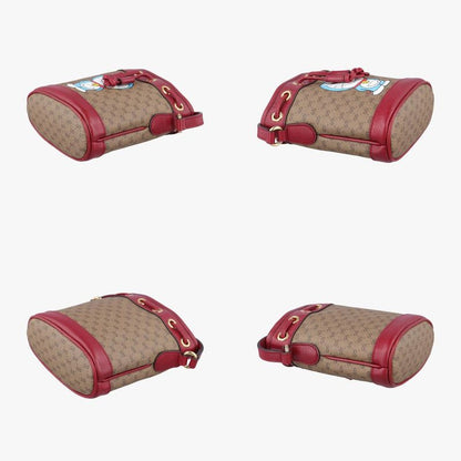 Gucci Doraemon Collaboration Beige X Bordeaux X Multicolor PVC Coated Canvas