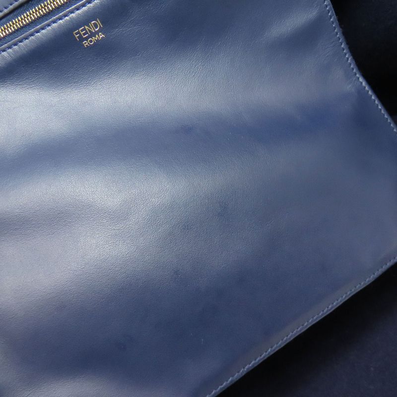 Fendi Fila Collaboration Zucca Pattern Tote Bag Coated Canvas Women