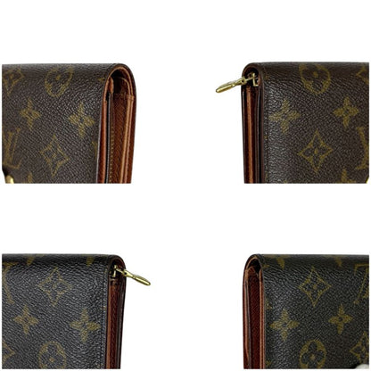 Louis Vuitton Monogram Leather Porte Monet Vier Trésor Bifold Compact Wallet