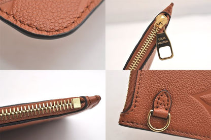Louis Vuitton Monogram Empreinte Neverfull Pouch Wallet Brown LV 3395n