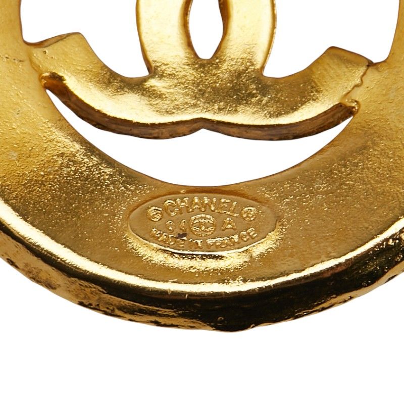 Chanel Vintage Coco Mark Chain Belt Gold Plated Ladies Chanel