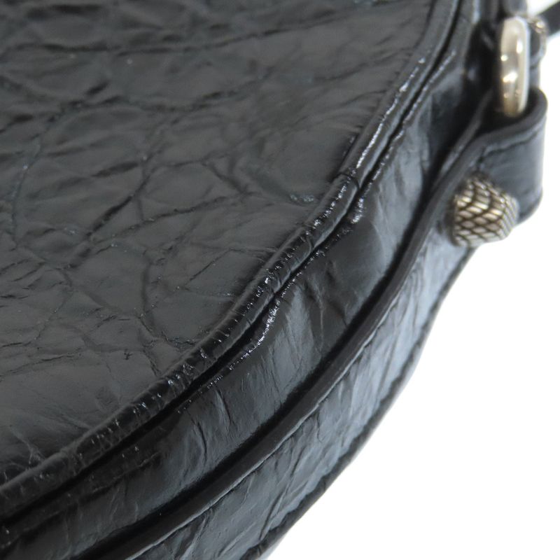 Balenciaga Heart Motif Shoulder Bag Leather Women