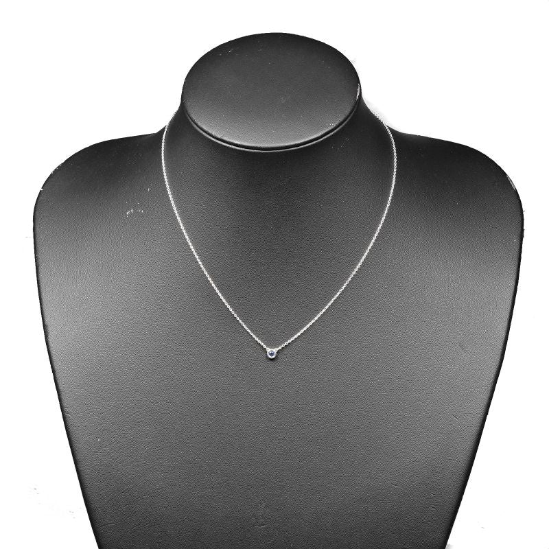 Tiffany & Co Colored By-the-yard Blue 925 Silver X Colored Stones Ladies 1.65g