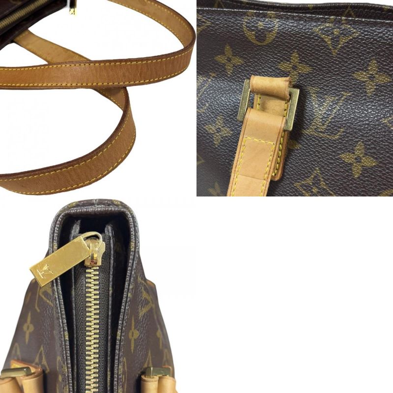 Louis Vuitton Cabas Piano Monogram Tote Bag Monogram Canvas M51148 Brown Women