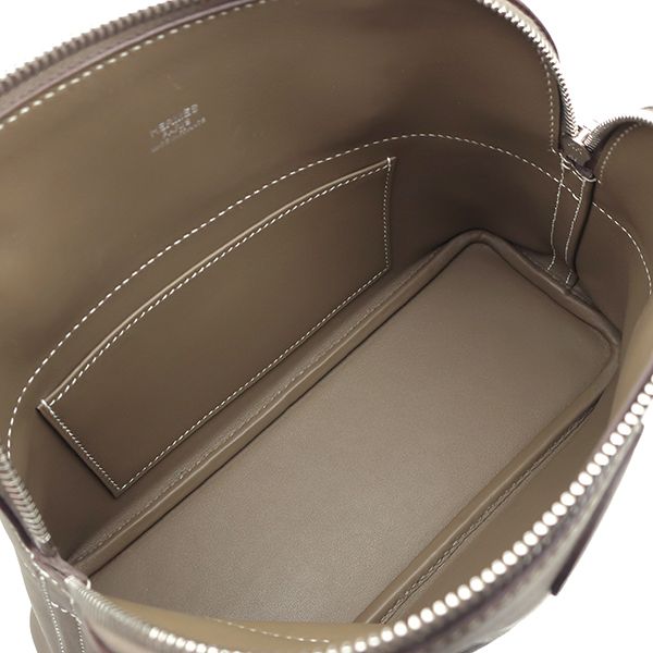 Hermes 2way Bag Bolide 27 Swift Etoupe Silver Hardware Glazed Shoulder Y