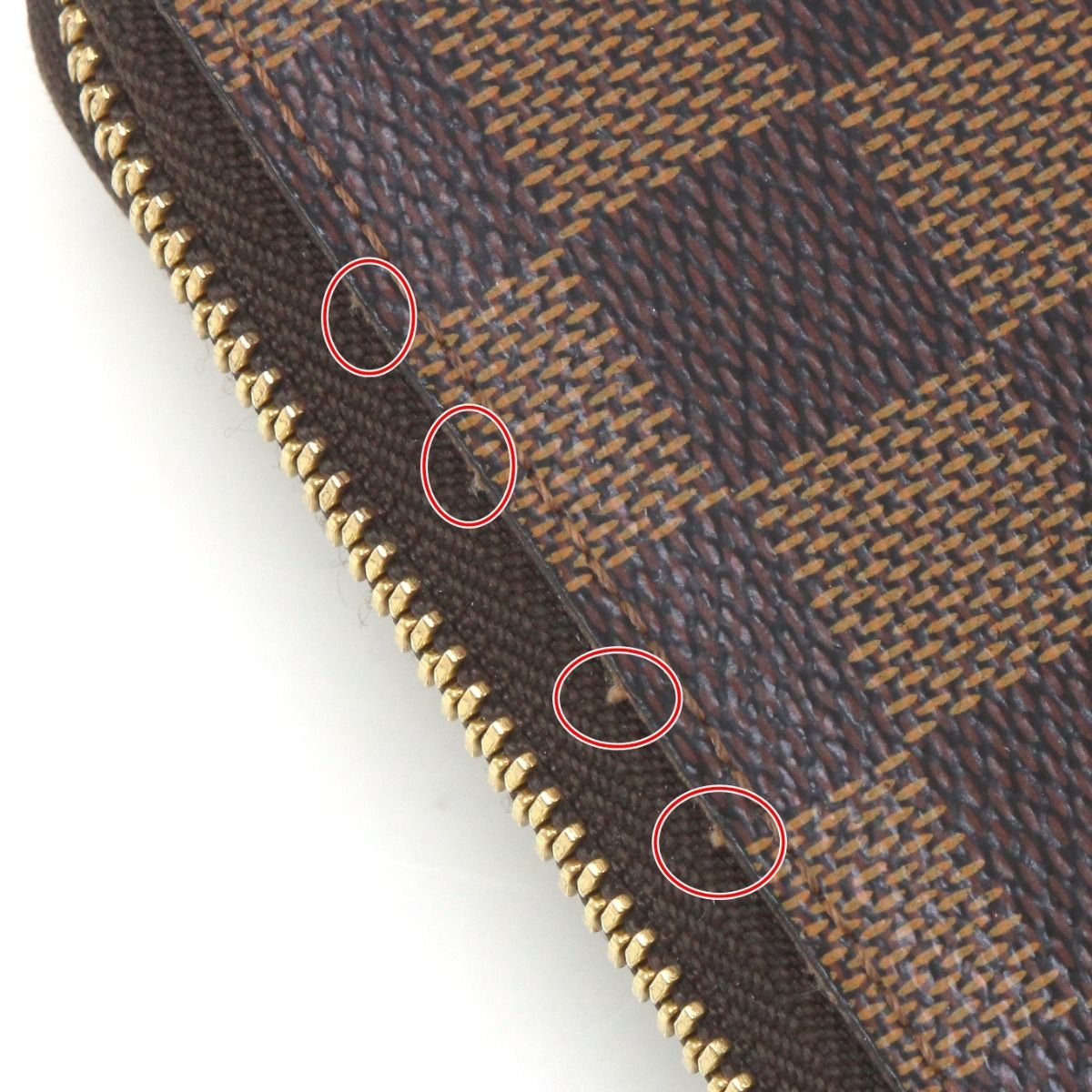 Louis Vuitton Damier Zippy Compact Wallet