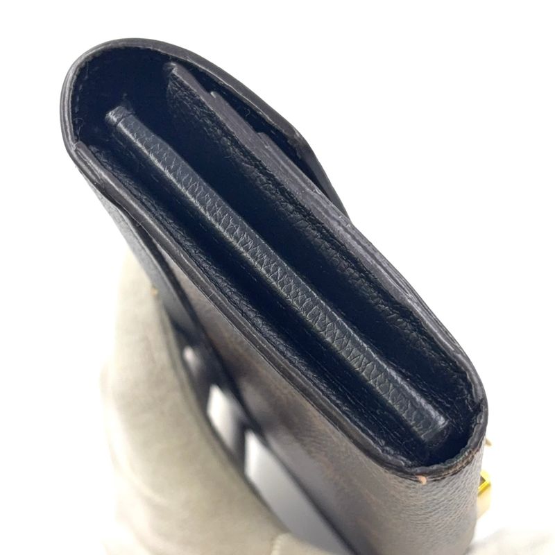 Louis Vuitton Portefeuille Pallas Leather And Canvas Brown Wallet Gold M64092