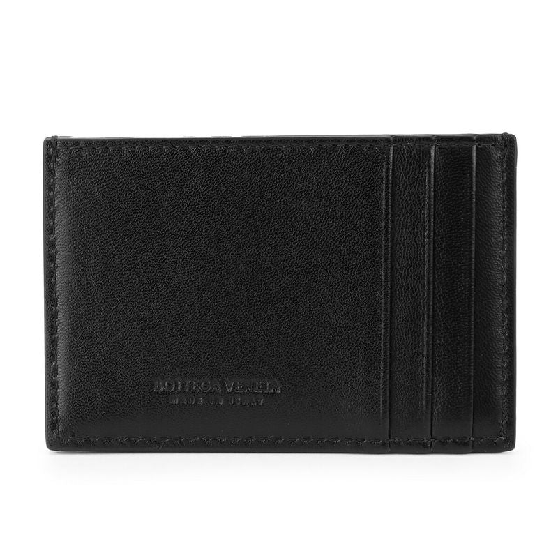 Bottega Veneta Cles Zit Card Case Black