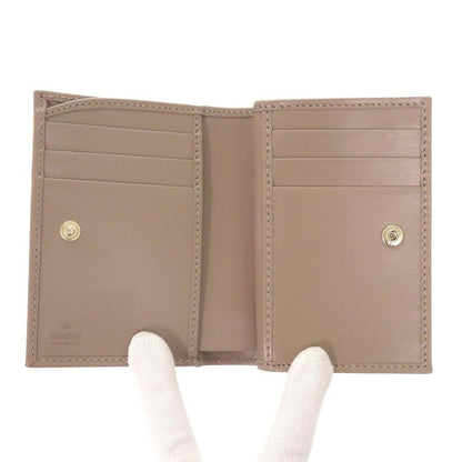 Gucci GG Shadow Medium Wallet 795060 Leather Brown Fold Wallet 1402 Gucci