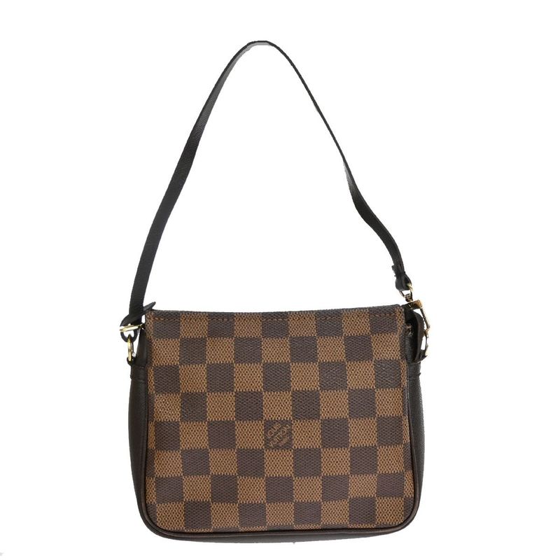 Louis Vuitton Handbag Trousse Makeup Pouch Damier Ebène N51982 70fa257