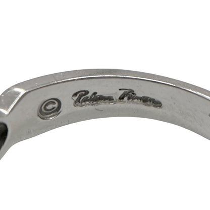 Tiffany & Co Ring - 18K Diamond Double Rubbing Heart With Diamonds