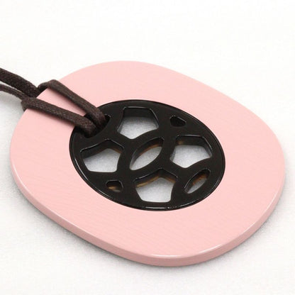Hermes Lift GM Buffalo Horn Pink/brown Ladies 16g Necklace