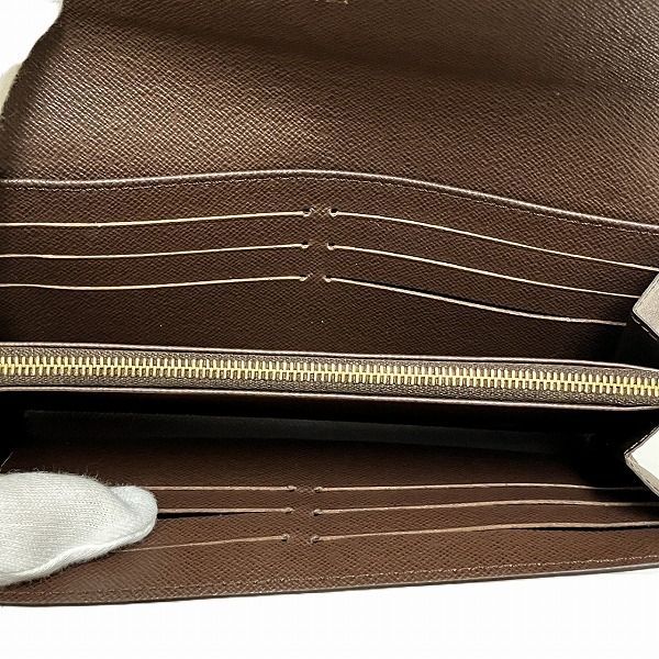 Louis Vuitton Damier Portefeuille Sarah N63209 Long Wallet Bifold Wallet Unisex