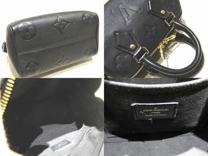 Louis Vuitton Speedy 20 Bandouliere 2WAY Handbag M58953 Empreinte Noir Black