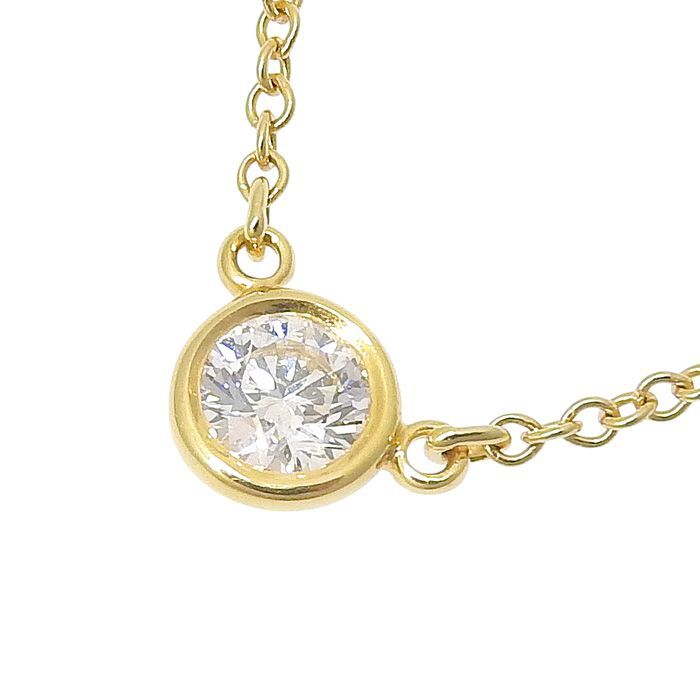 Tiffany & Co Tiffany & Co By-the-yard Diamond Necklace 18K Yellow Gold 750