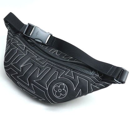 Louis Vuitton LV Snow Discovery Bum Bag PM Body Bag Black M21427 IC Chip