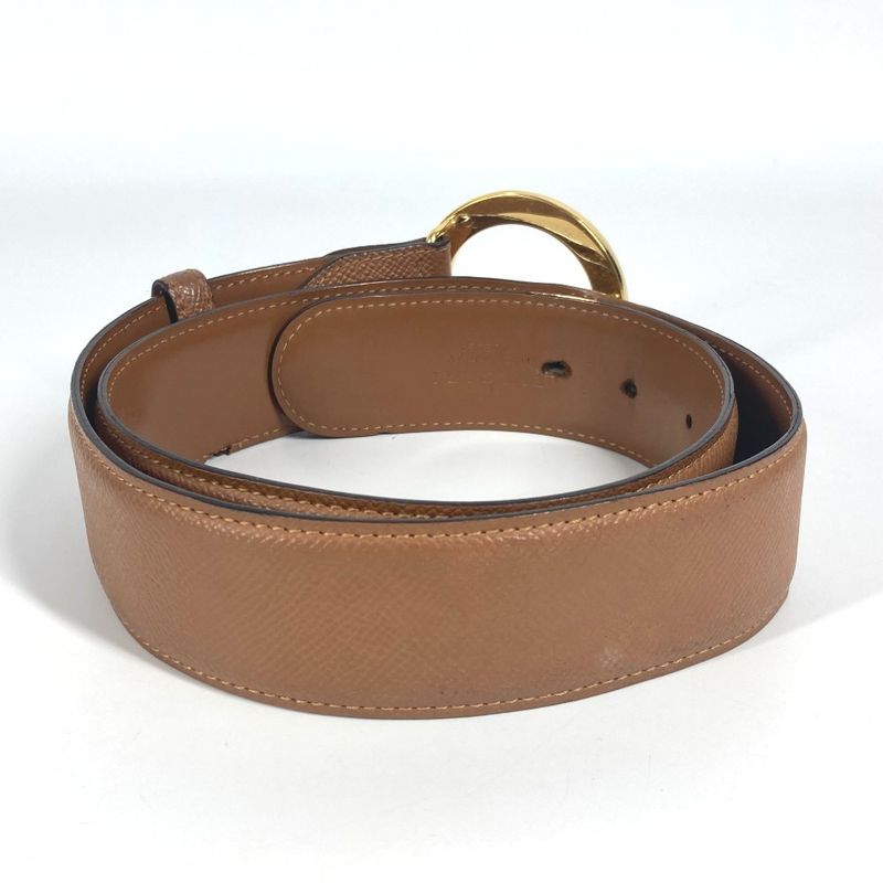 Bvlgari Logo Leather Beige