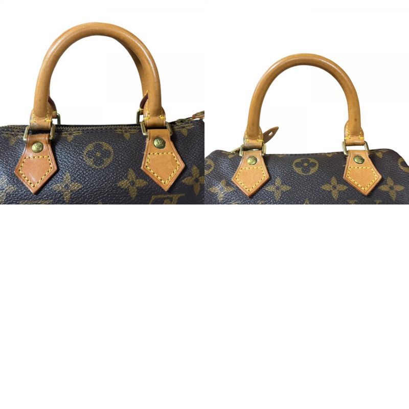Louis Vuitton Mini Speedy Monogram Shoulder Bag Monogram Canvas M4154 Brown