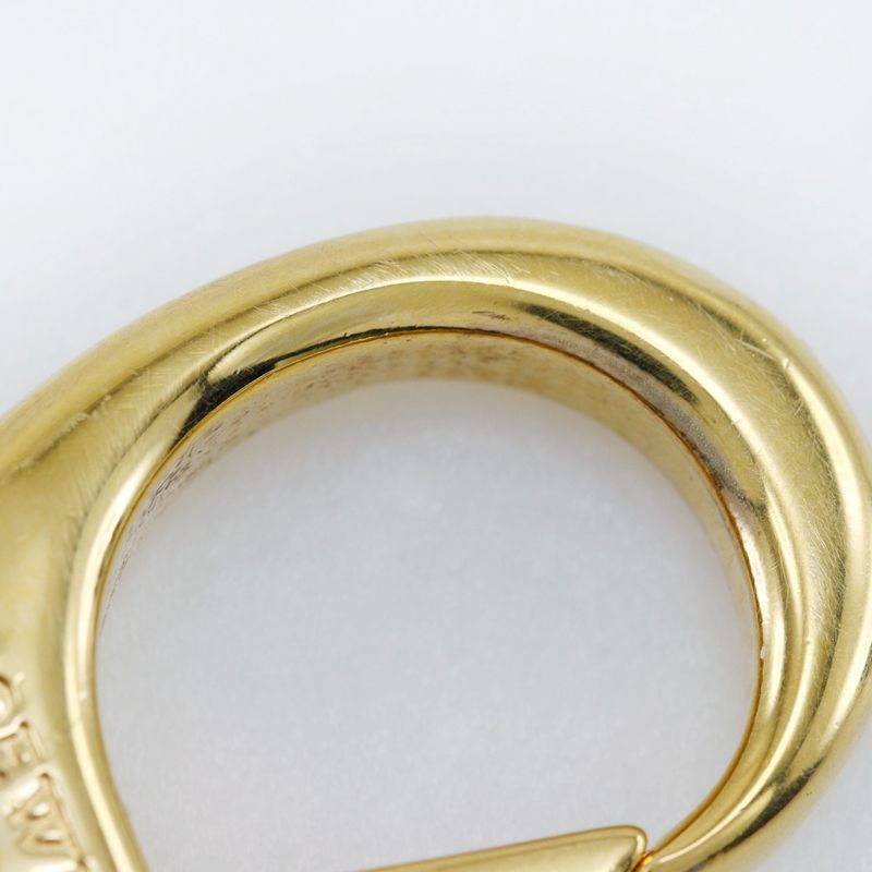 Loewe Anagram Bag Motif Bagcharm Gold Plated Ladies Key Holder