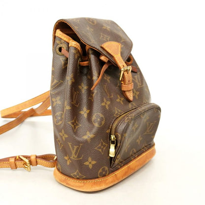 Louis Vuitton Backpack Daypack Monogram Mini Montsouris M51137 Brown Women's