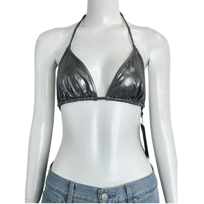 Louis Vuitton 2022 Swimsuit Biggini Top Silver
