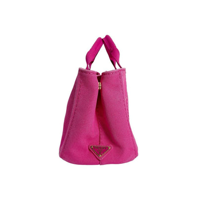 Prada 1 Bg439 Canapa Handbag Mini Tote Bag Pink